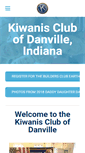 Mobile Screenshot of danvillekiwanis.org