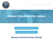 Tablet Screenshot of danvillekiwanis.org